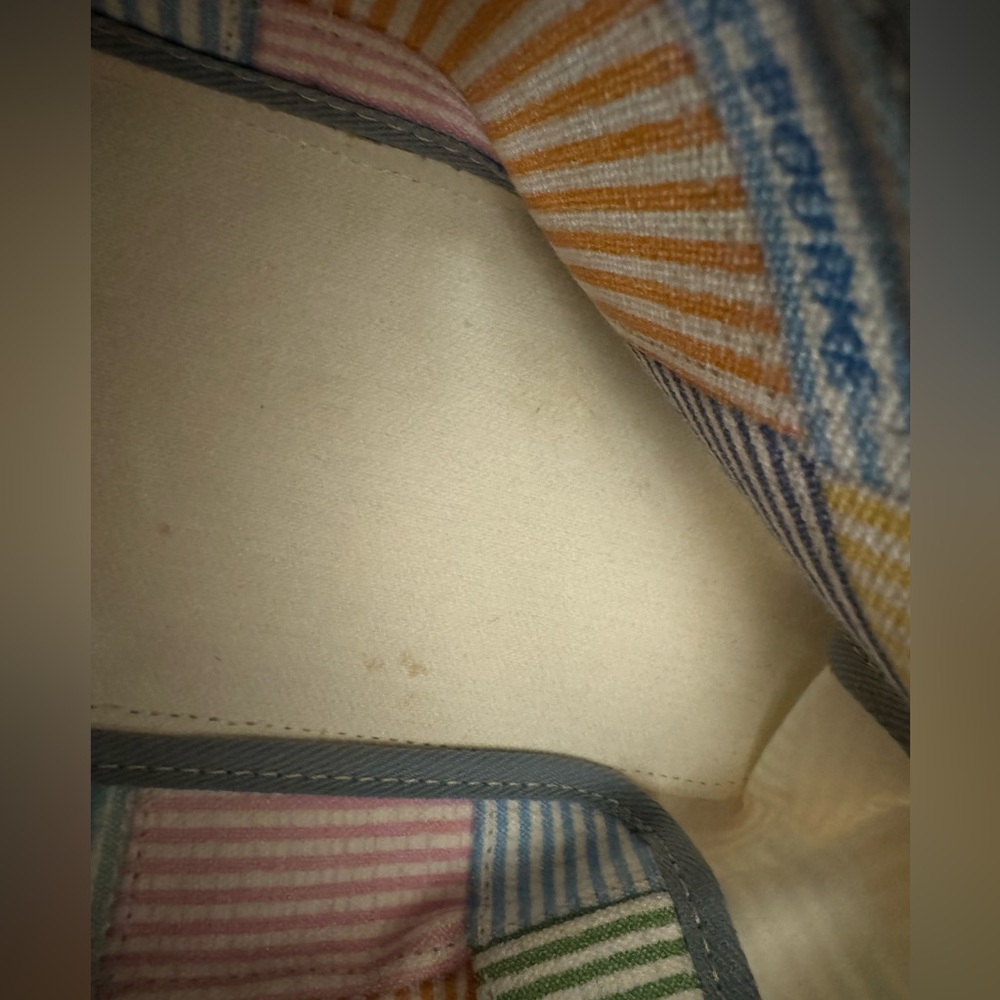 Dooney & Bourke multi-color striped tote - Picture 5 of 10